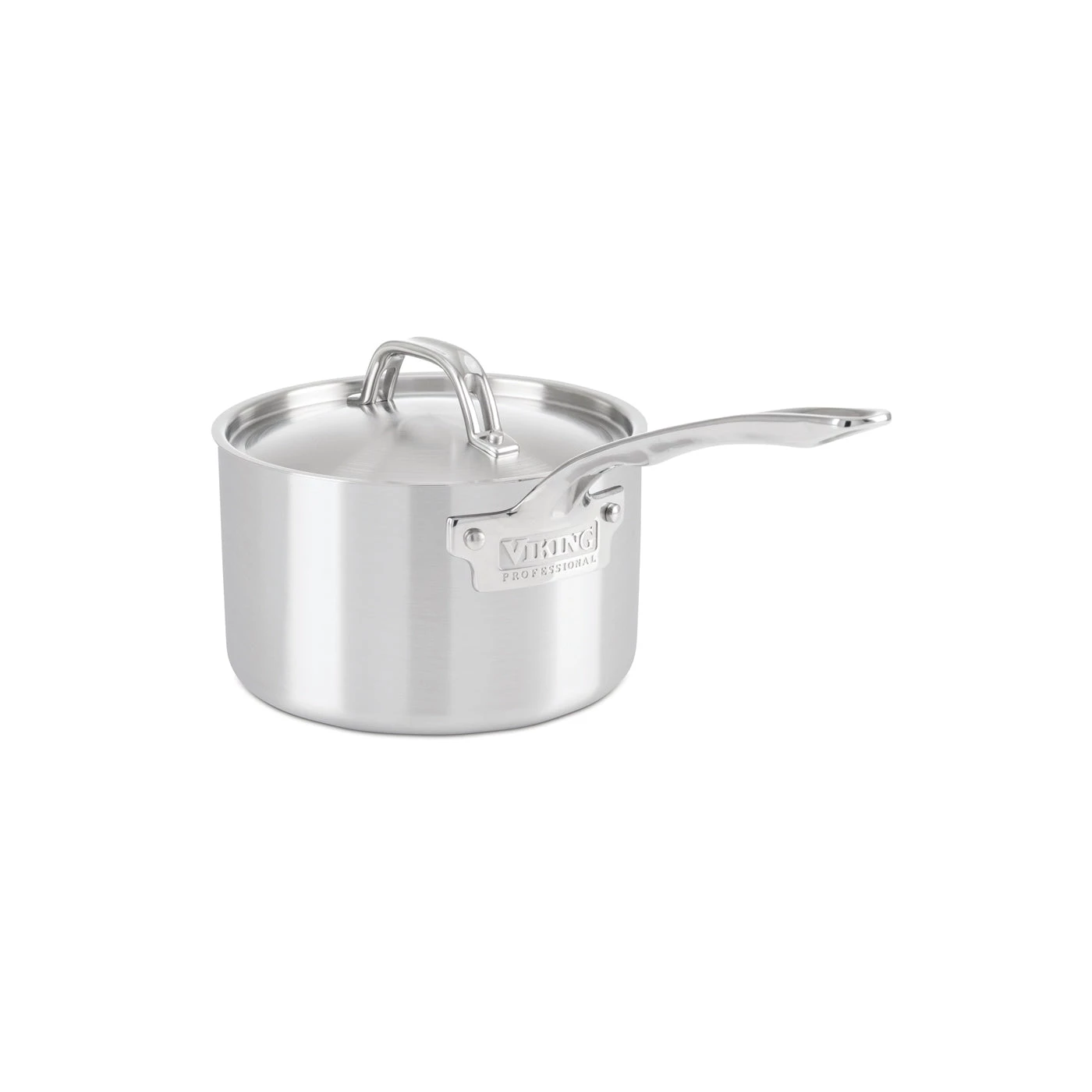 Viking 5-Ply Professional - 3 Qt. Sauce Pan W/Lid - Satin Finish 3 Viking 5-Ply Professional - 3 Qt. Sauce Pan W/Lid - Satin Finish
