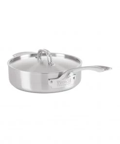 Saute Pans Viking 5-Ply Professional - 3.4 Qt. Saute Pan W/Lid - Satin Finish