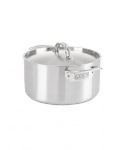 Stock & Multipots Viking 5-Ply Professional - 6 Qt. Stock Pot W/Lid - Satin Finish