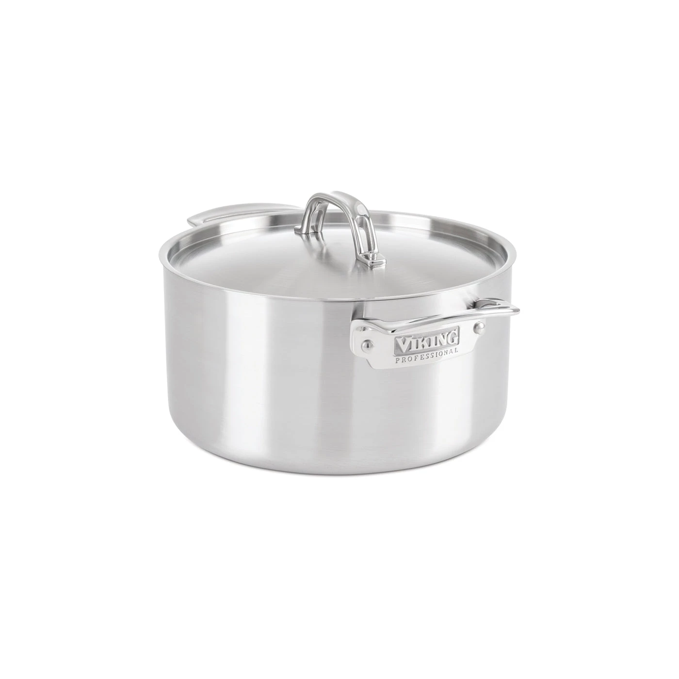 Stock & Multipots Viking 5-Ply Professional - 6 Qt. Stock Pot W/Lid - Satin Finish 3 Stock & Multipots Viking 5-Ply Professional - 6 Qt. Stock Pot W/Lid - Satin Finish