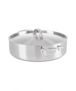 Saute Pans Viking 5-Ply Professional - 6.4 Qt. Everyday Pan W/Lid - Satin Finish