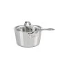 Viking Contemporary 3-Ply - 2.4 Qt. Sauce Pan W/Lid - Mirror Finish