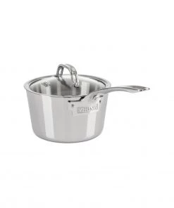 Viking Contemporary 3-Ply - 2.4 Qt. Sauce Pan W/Lid - Mirror Finish