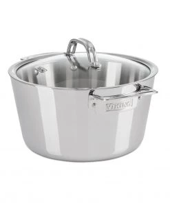 Dutch Ovens & Brasiers Viking Contemporary 3-Ply - 5.2 Qt. Dutch Oven W/Lid - Mirror Finish