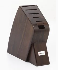 Wusthof - 6-Slot Studio Block - Walnut Knife Storage