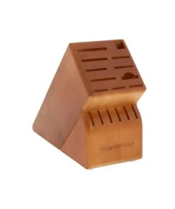 Knife Storage Wusthof 17-Slot Knife Block - Cherry - Personalized Engraving Available