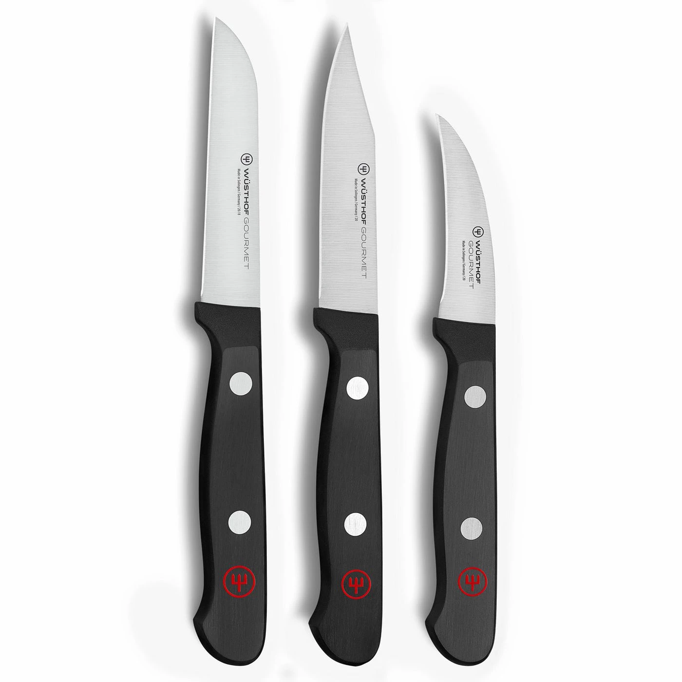 Wusthof Gourmet - 3 Pc Paring Knife Set 3 Wusthof Gourmet - 3 Pc Paring Knife Set