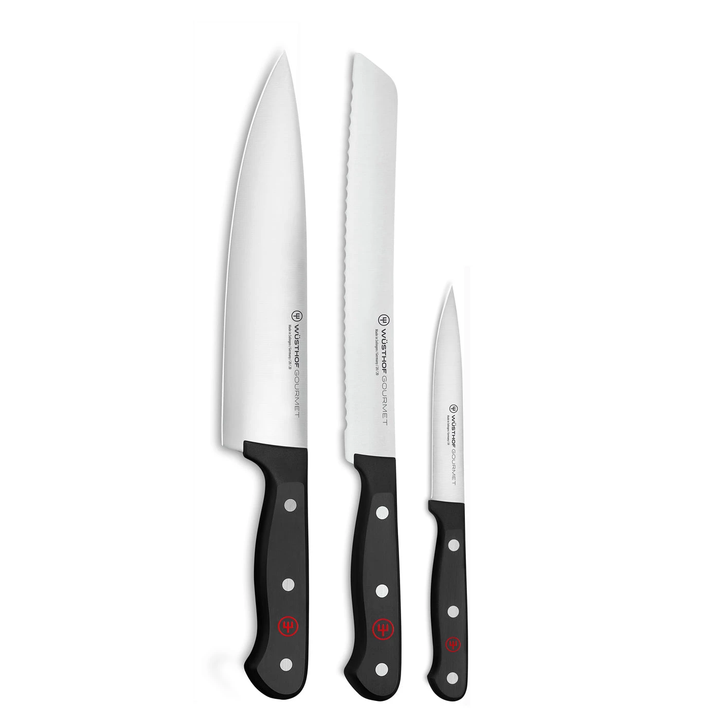 Wusthof Gourmet - 3 Pc Starter Knife Set Knife Sets 2 Wusthof Gourmet - 3 Pc Starter Knife Set Knife Sets